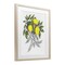 Stupell Industries Lemons & Flowers Vintage Sketch Framed Print Under Glass, design by Cecilia Battaini